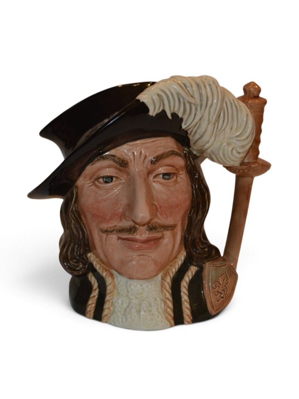 Royal Doulton Athos D6439 Large Character Jug Three Musketeers Vintage